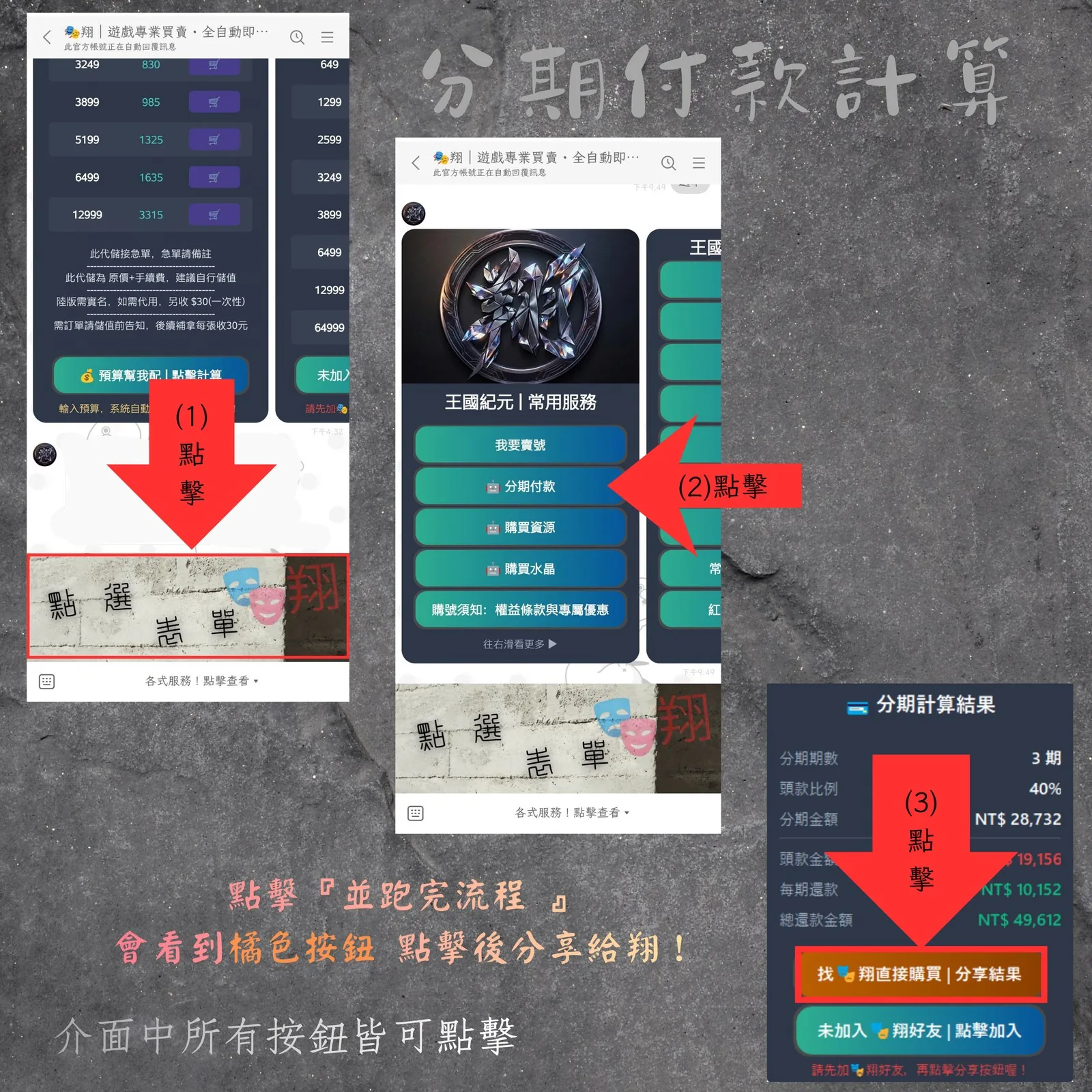 分期計算說明